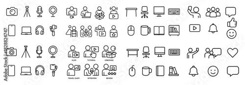 Multimedia icons for digital content creators
