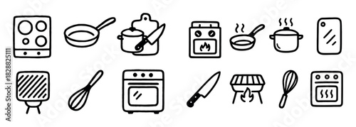 Kitchen Doodle Icons