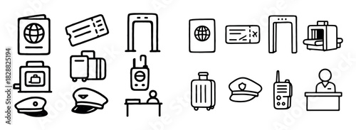 Airport Service Icons