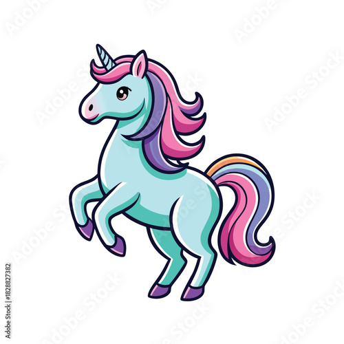 A cartoon vector illustration of a running black stallion silhouette symbolizing the 2014 Year of the Horse