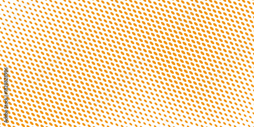 yellow polka dots pattern. Dotted gradient halftone backdrop. Horizontal templates using halftone dots pattern. Halftone dots background. Vector illustration
