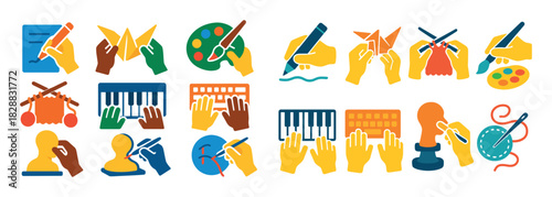 Hand Motor Skills Icons