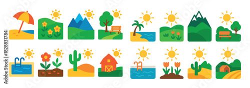 Sunny Weather Icons