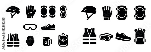 Cyclist Safety Icons