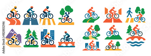 Cyclist Protection Icons