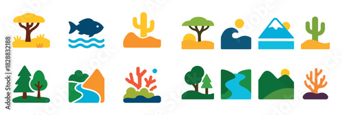 Animal Migration Icons
