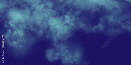 Abstract digital painted blue cloud texture. Can be use as kate photo background or cloud abstract, Blue fog and mist effect on black background. Smoke texture . Design element ,.

