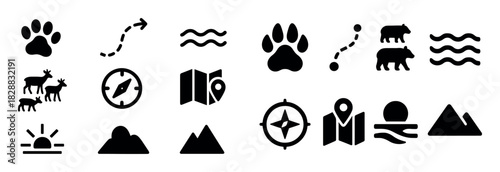 Animal Migration Icons