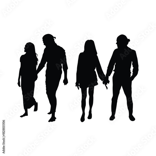 Black Silhouette set Man Proposing Woman Vol 03
beautiful, romantic, kneeling, engagement, hair, propose, unrecognized, full length, emotion, standing, illustration, people, black, man, vector, marria