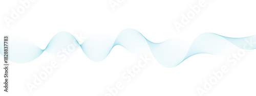 Abstract blue flowing lines create a modern and dynamic background texture