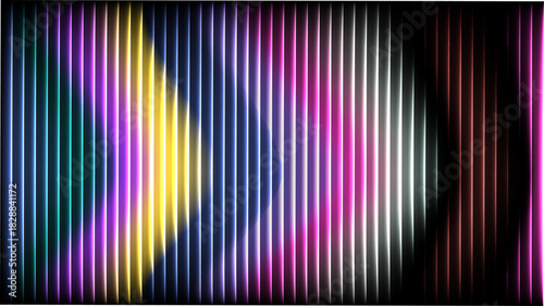 abstract rainbow background.Colorful vertical lines create an abstract and vibrant light spectrum design.