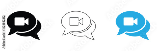 Engage in video calls with friends using a simple icon, perfect for telecommuting, distance learning, and connecting with loved ones online now