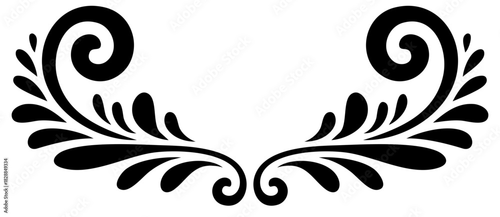 Fototapeta premium Swirl vector graphic