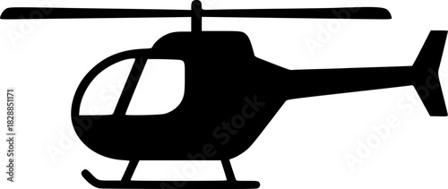 Helicopter Transport Vehicle Icon