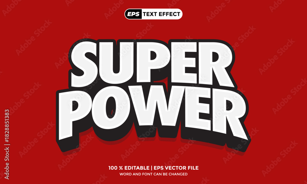 Fototapeta premium Text Effect Design New Creative Assets