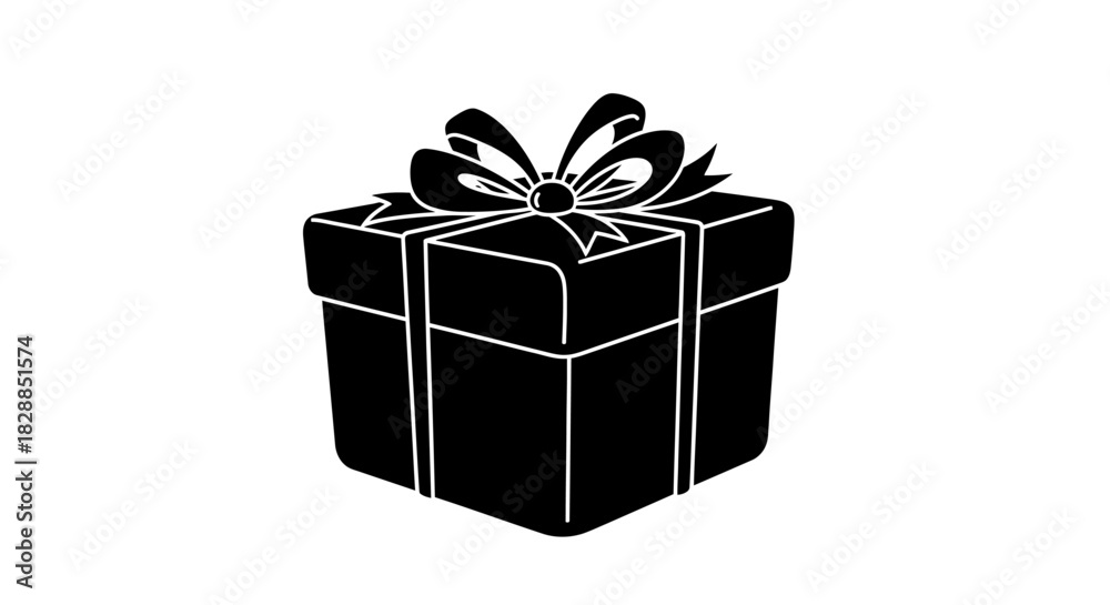 Obraz premium Gift box isolated on white