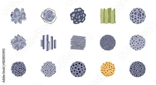 Abstract Microscopic Cell Structures and Organic Forms.