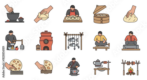 Culinary Delights - A Visual Journey Through Food Preparation.