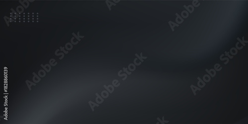 Premium Black vector. Limbo dark grey spotlight background. Abstract 3d backdrop for product presentation. Minimal wall scene. Showcase, promotion display. dop