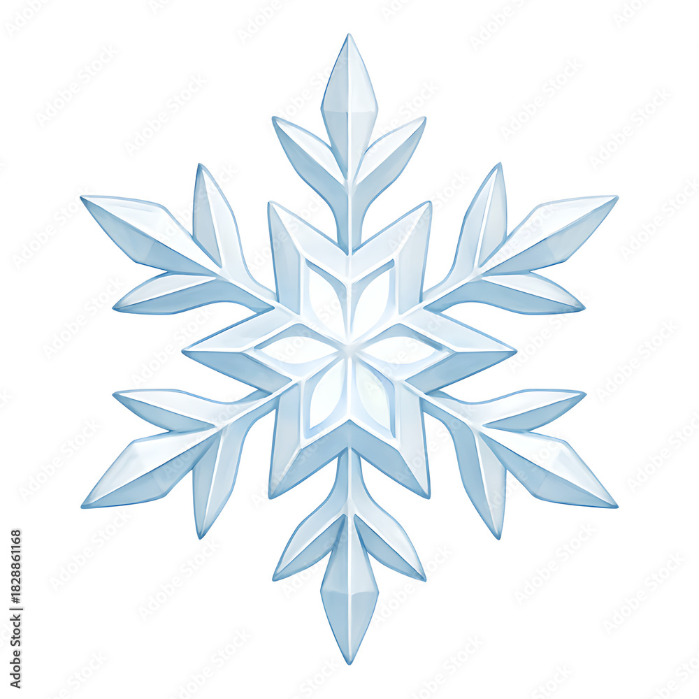 Obraz premium snowflake icon