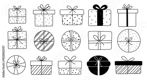 “Gift Box Icons Collection”