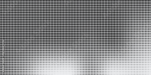 Grunge halftone gradient background. Faded grit noise texture. White and black sand wallpaper. Retro pixelated backdrop. Anime or manga style comic