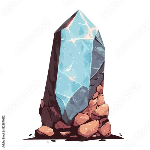 Vector jade illustration 