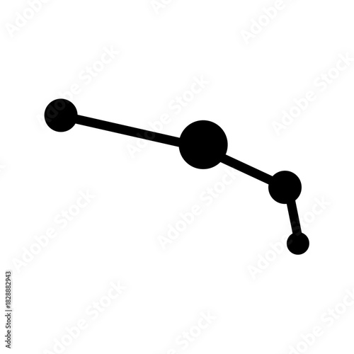 Aries Zodiac Constellations. Vector Image