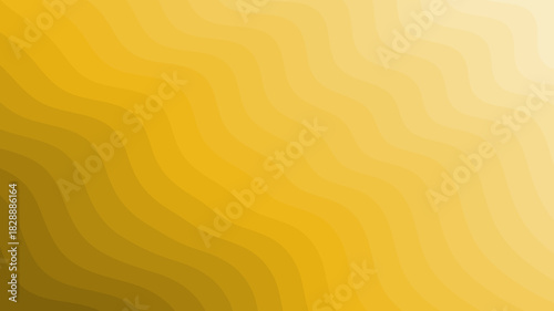 Golden Wavy Gradient Design: Abstract Background with Flowing Curves for Modern Art & Web Design