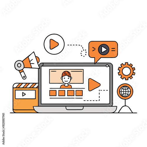 Video marketing uses engaging visuals and storytelling to promote brands, boost audience attention, and drive conversions. It delivers clear messages quickly and effectively.

