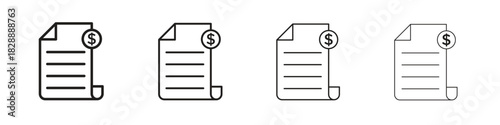 File invoice icons. premium symbol. Vector sign icon logo template.