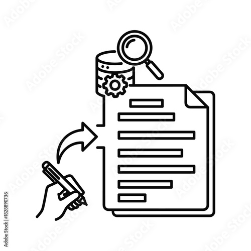 Autonomous Underwater Vehicle (AUV) Outline Icon