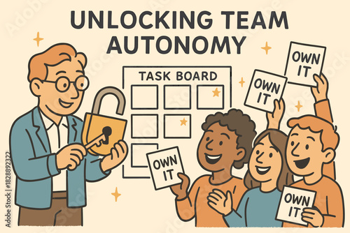 Team Autonomy and Leadership Illustration