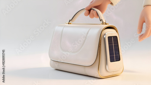 A clean, modern title describing the object, material, and unique feature