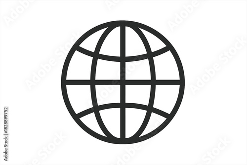 Worldwide communication network symbol representing global internet connectivity