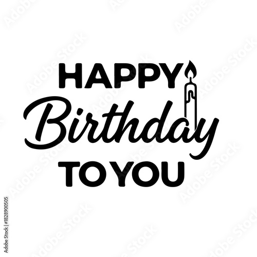 Minimalist single burning birthday candle icon, perfect for web, print, and party design. Available as EPS, JPG, and transparent PNG vector illustration.