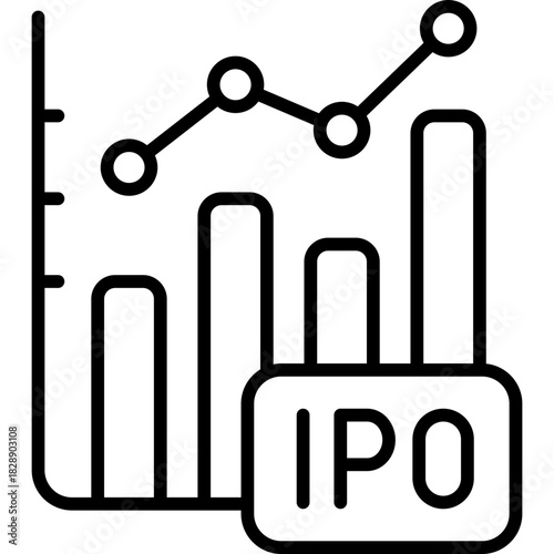 IPO outline icon