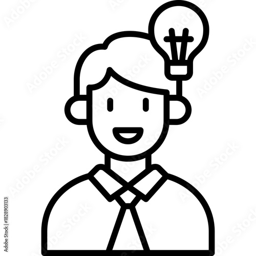 Employee outline icon