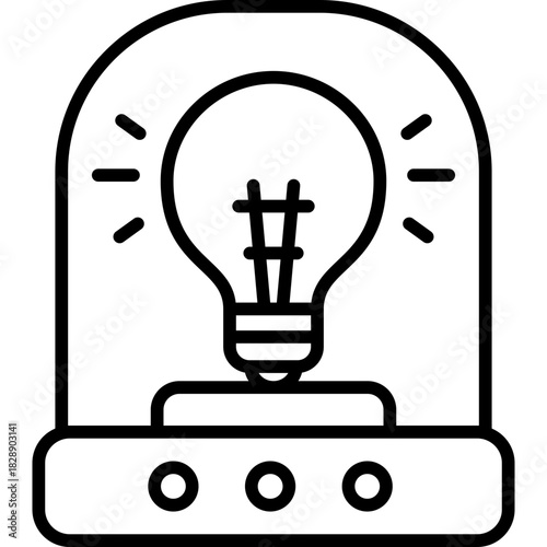 Incubator outline icon