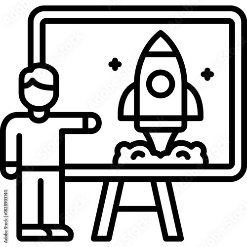 Presentation outline icon