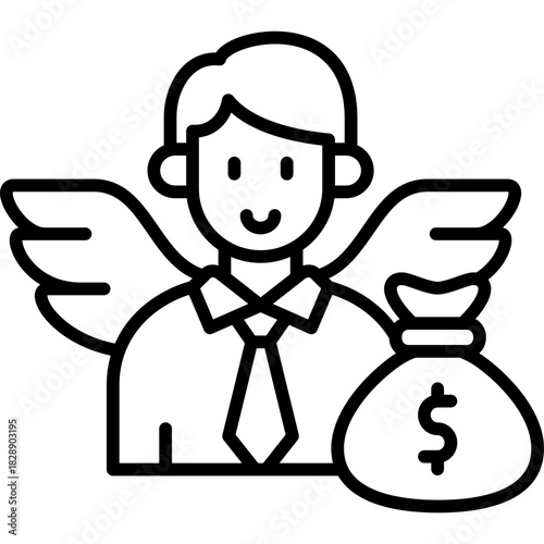 Angel Investor outline icon