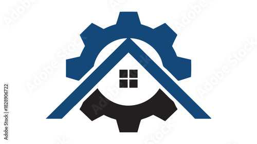 Residential service gear symbol