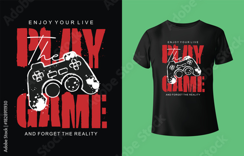 Gaming T-Shirt – Game Controller Graphic