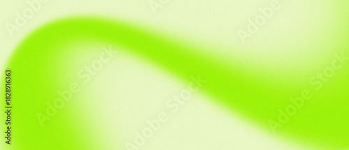 Grainy Green Abstract Curve on Light Gradient – Minimalist Flowing Design Background