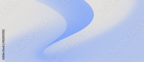 Blue and White Abstract S-Curve Gradient – Minimalist Flowing nosie texture Design Background