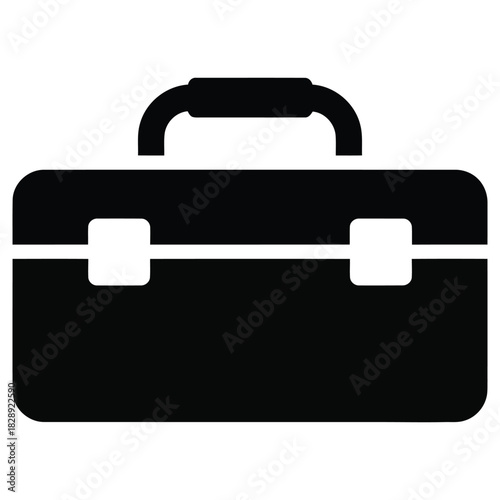 Toolbox Icon, Portable Tool Box, Tool Case Symbol