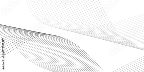 Abstract gray line pattern Transparent monochrome striped texture, minimal background. Abstract background wave line elegant white striped diagonal line technology concept web texture.