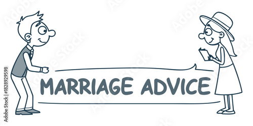 Seeking marriage advice from experts, couple sharing tips and stories for a happy relationship, a guide to love and commitment for lasting partnership