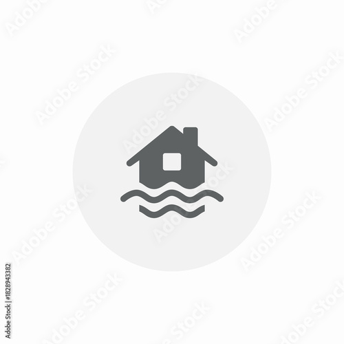 water home icon sign vector