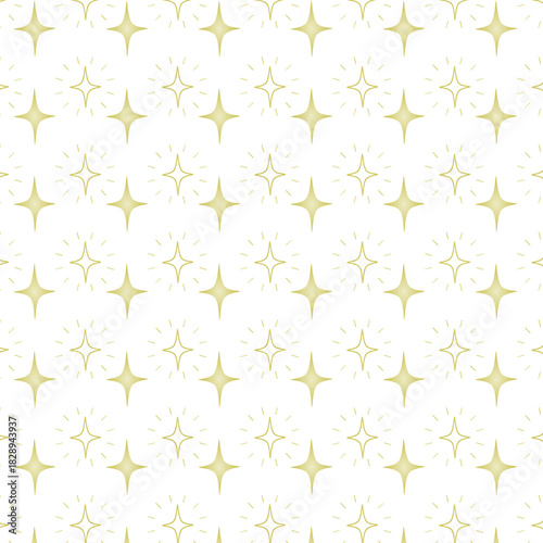 Pattern con stelline scintillanti dorate